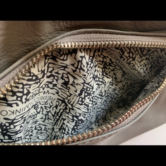 Rebecca Minkoff mini MAC grey leather crossbody - Picture 9 of 16